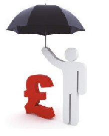 Umbrella Protecting Your Money